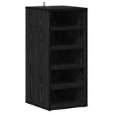 Mobile per scarpe 2 pcs Rovere Nero 32 x 35 x 70 cm