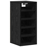 Mobile per scarpe 2 pcs Rovere Nero 32 x 35 x 70 cm