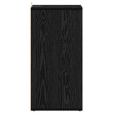 Mobile per scarpe 2 pcs Rovere Nero 32 x 35 x 70 cm