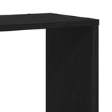 Set mobile TV Rovere Nero 100 x 24 x 124,5 cm Legno truciolato