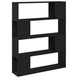 Set mobile TV Rovere Nero 100 x 24 x 124,5 cm Legno truciolato