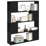 Set mobile TV Rovere Nero 100 x 24 x 124,5 cm Legno truciolato