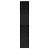 Set mobile TV Rovere Nero 100 x 24 x 124,5 cm Legno truciolato