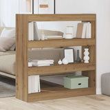 Armadio per Libri 3 livelli 100 x 30 x 103 cm Legno truciolato