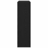 Armadio per Libri Rovere Nero 100 x 30 x 103 cm