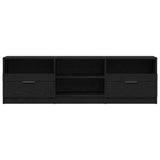Mobile TV Rovere Nero 150 x 33,5 x 45 cm Legno truciolato