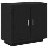 Credenza Rovere Nero 80 x 40 x 75 cm Legno truciolato