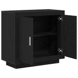 Credenza Rovere Nero 80 x 40 x 75 cm Legno truciolato
