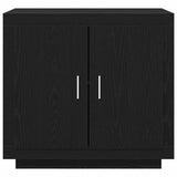 Credenza Rovere Nero 80 x 40 x 75 cm Legno truciolato
