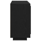 Credenza Rovere Nero 80 x 40 x 75 cm Legno truciolato