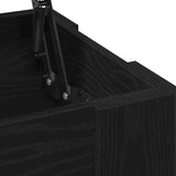 Tavolino da salotto Rovere nero 101 x 49 x 52 cm