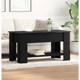 Tavolino da salotto Rovere nero 101 x 49 x 52 cm