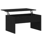 Tavolino da salotto Rovere Nero 80 x 50,5 x 41,5 cm
