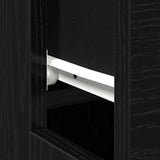 Scrivania Rovere Nero 100 x 50 x 75 cm Legno truciolato