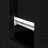 Scrivania Rovere Nero 100 x 50 x 75 cm Legno truciolato