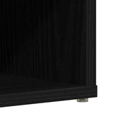 Mobile per scarpe con lo scaffale Rovere Nero 52 x 30 x 50,5 cm