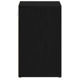 Mobile per scarpe con lo scaffale Rovere Nero 52 x 30 x 50,5 cm
