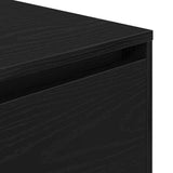 Cassettiera Rovere Nero 40,5 x 40 x 40 cm Legno truciolato