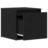 Cassettiera Rovere Nero 40,5 x 40 x 40 cm Legno truciolato