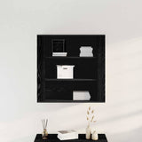 Armadietto a muro Rovere Nero 80 x 33 x 80 cm Legno truciolato