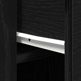 Scrivania Rovere Nero 100 x 49 x 74 cm Legno truciolato
