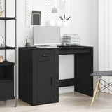 Scrivania Rovere Nero 100 x 49 x 74 cm Legno truciolato