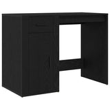 Scrivania Rovere Nero 100 x 49 x 74 cm Legno truciolato