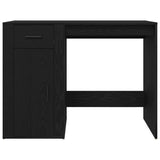 Scrivania Rovere Nero 100 x 49 x 74 cm Legno truciolato