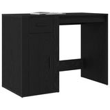 Scrivania Rovere Nero 100 x 49 x 74 cm Legno truciolato