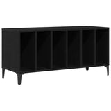 Mobile porta vinili Rovere Nero 100 x 38 x 48 cm