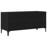 Mobile porta vinili Rovere Nero 100 x 38 x 48 cm