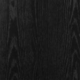 Mobile porta vinili Rovere Nero 100 x 38 x 48 cm