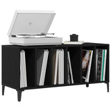 Mobile porta vinili Rovere Nero 100 x 38 x 48 cm