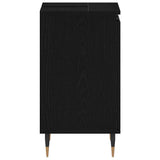 Armadio per Lavabo da Bagno Rovere Nero 58 x 33 x 60 cm