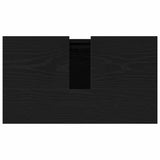 Armadio per Lavabo da Bagno Rovere Nero 58 x 33 x 60 cm