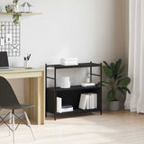 Libreria Rovere nero 80 x 30 x 78.5 cm Legno truciolato