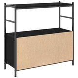 Libreria Rovere nero 80 x 30 x 78.5 cm Legno truciolato