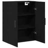 Mobile a muro Rovere Nero 69,5 x 34 x 90 cm Legno truciolato