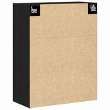 Mobile a muro Rovere Nero 69,5 x 34 x 90 cm Legno truciolato