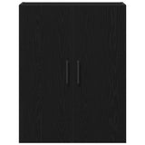 Mobile a muro Rovere Nero 69,5 x 34 x 90 cm Legno truciolato