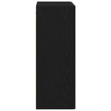 Mobile a muro Rovere Nero 69,5 x 34 x 90 cm Legno truciolato