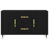 Credenza Rovere Nero 100 x 36 x 60 cm Legno truciolato