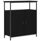 Credenza Rovere nero 70 x 30 x 80 cm Legno truciolato