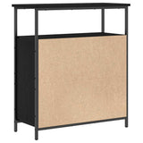 Credenza Rovere nero 70 x 30 x 80 cm Legno truciolato