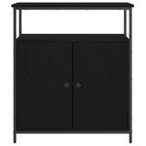Credenza Rovere nero 70 x 30 x 80 cm Legno truciolato
