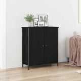 Credenza Rovere Nero 70 x 30 x 80 cm Legno truciolato