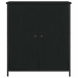 Credenza Rovere Nero 70 x 30 x 80 cm Legno truciolato