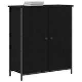 Credenza Rovere Nero 70 x 30 x 80 cm Legno truciolato