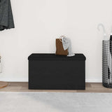 Panchina con contenitore Rovere Nero 82 x 42 x 45 cm