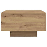Tavolino da salotto Rovere artigianale 55 x 55 x 31 cm